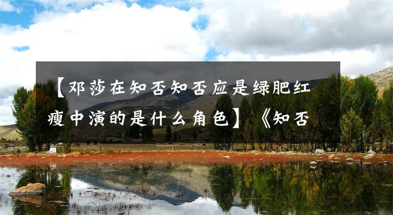 【邓莎在知否知否应是绿肥红瘦中演的是什么角色】《知否》多韩元的大团圆结局和小说一样吗？扮演吕山的人是谁？