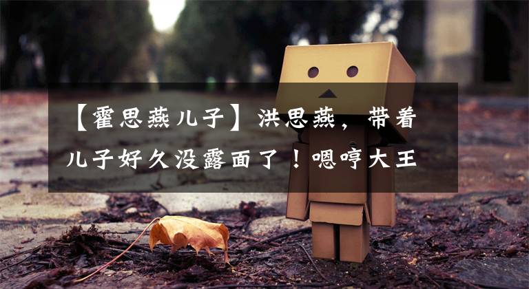 【霍思燕儿子】洪思燕，带着儿子好久没露面了！嗯哼大王个子很高，对着镜头做了可爱的表情。