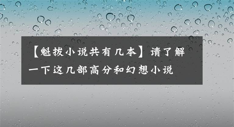 【魁拔小说共有几本】请了解一下这几部高分和幻想小说