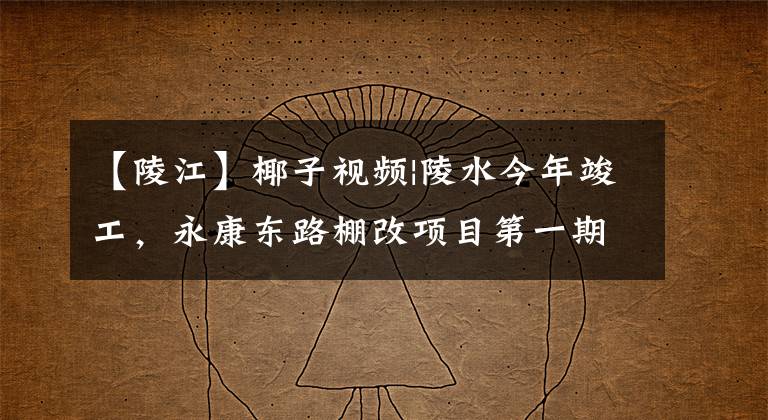 【陵江】椰子视频|陵水今年竣工，永康东路棚改项目第一期安置房将完工，让老百姓住新房。