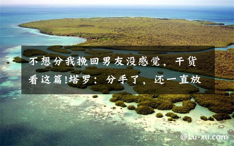 不想分我挽回男友没感觉，干货看这篇!塔罗：分手了，还一直放不下他，那我要如何才能挽回这段感情呢？