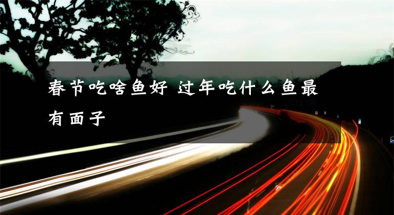 春节吃啥鱼好 过年吃什么鱼最有面子