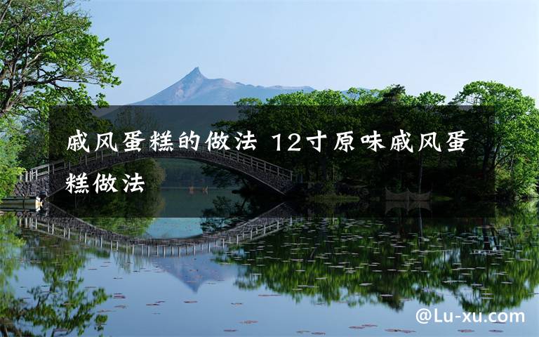 戚风蛋糕的做法 12寸原味戚风蛋糕做法