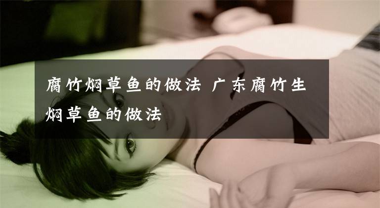 腐竹焖草鱼的做法 广东腐竹生焖草鱼的做法