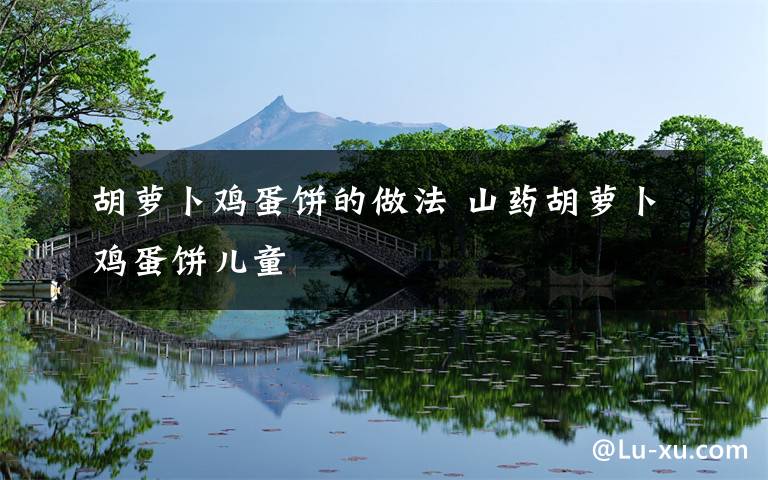 胡萝卜鸡蛋饼的做法 山药胡萝卜鸡蛋饼儿童