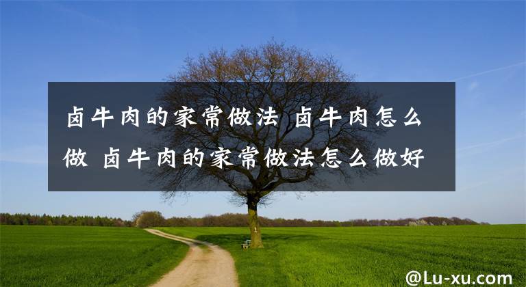 卤牛肉的家常做法 卤牛肉怎么做 卤牛肉的家常做法怎么做好吃