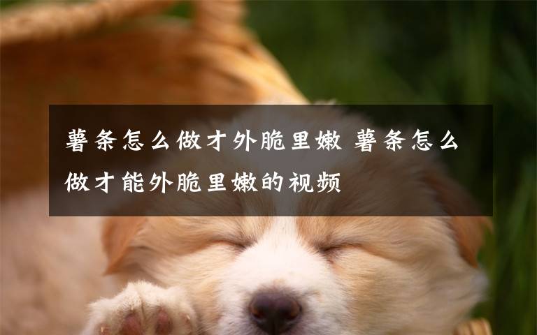 薯条怎么做才外脆里嫩 薯条怎么做才能外脆里嫩的视频