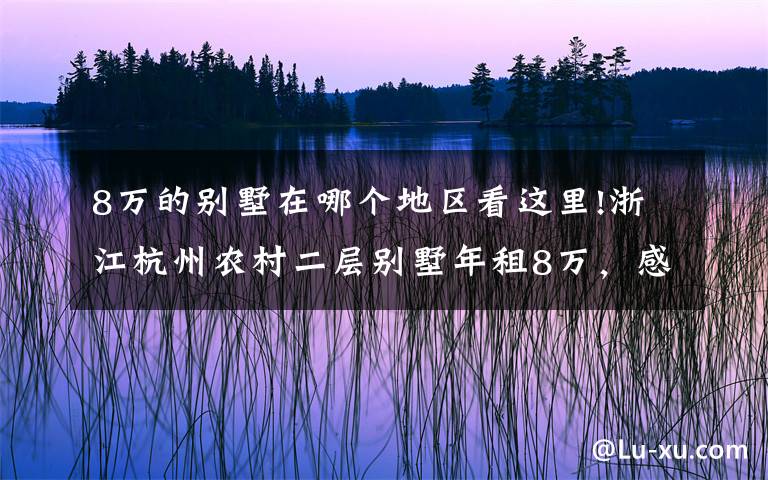 8万的别墅在哪个地区看这里!浙江杭州农村二层别墅年租8万，感兴趣的人可真不少