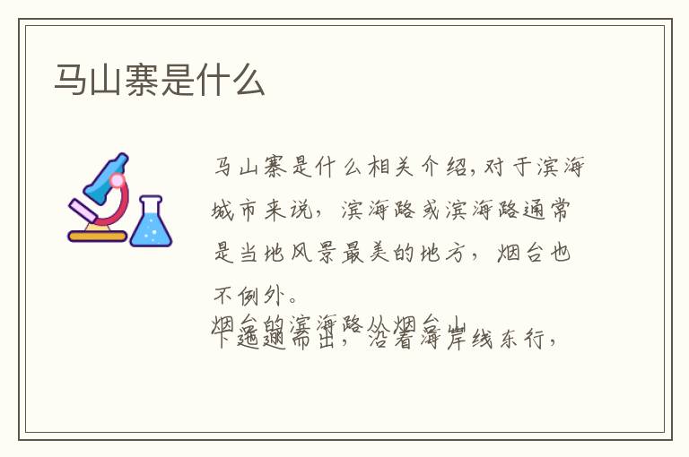 马山寨是什么