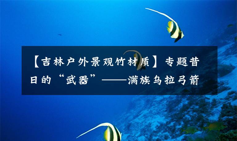 【吉林户外景观竹材质】专题昔日的“武器”——满族乌拉弓箭，如今衍变为非遗传承保护项目