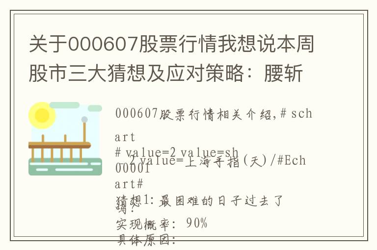 关于000607股票行情我想说本周股市三大猜想及应对策略：腰斩股强力反弹？