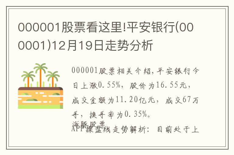 000001股票看这里!平安银行(000001)12月19日走势分析