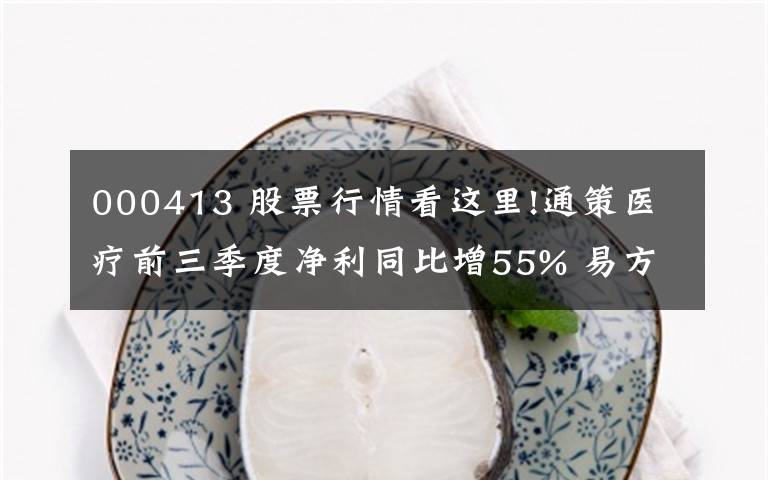 000413 股票行情看这里!通策医疗前三季度净利同比增55% 易方达退出十大流通股东、康达新材上调胶粘剂类产品售价