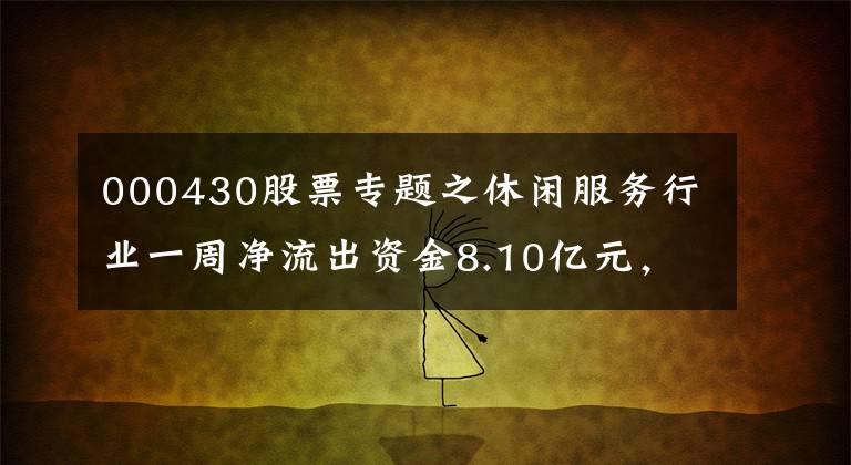 000430股票专题之休闲服务行业一周净流出资金8.10亿元，5股净流出资金超3000万元