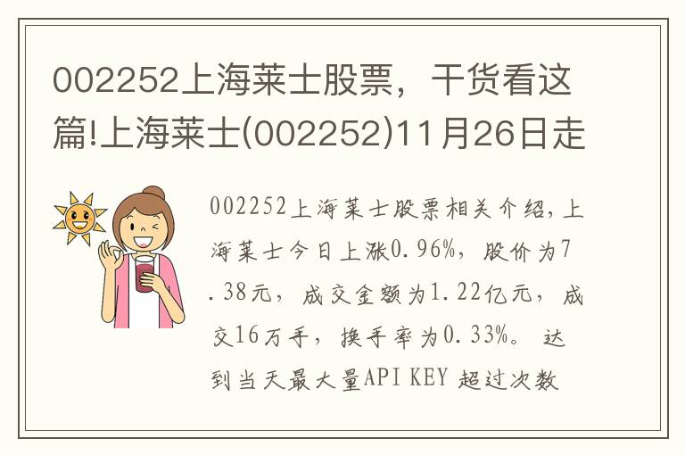 002252上海莱士股票，干货看这篇!上海莱士(002252)11月26日走势分析