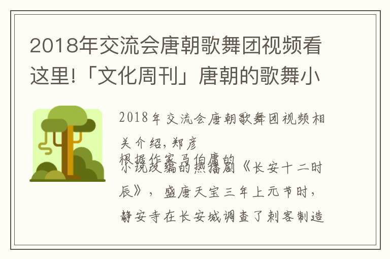 2018年交流会唐朝歌舞团视频看这里!「文化周刊」唐朝的歌舞小品杂技魔术