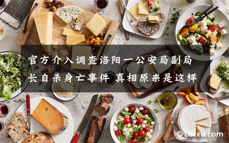 官方介入调查洛阳一公安局副局长自杀身亡事件 真相原来是这样！