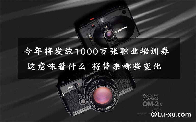 今年将发放1000万张职业培训券 这意味着什么 将带来哪些变化