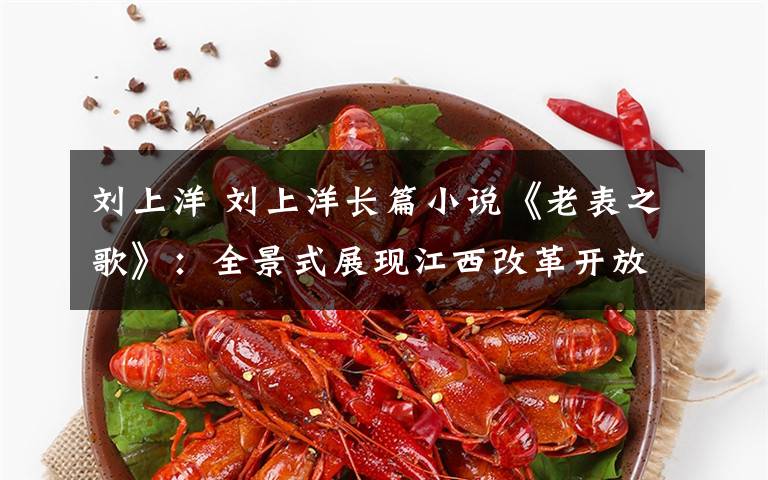 刘上洋 刘上洋长篇小说《老表之歌》：全景式展现江西改革开放历程