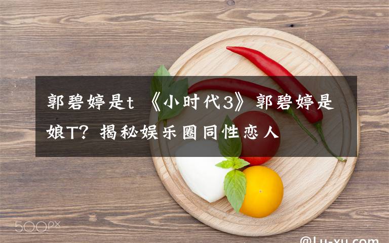 郭碧婷是t 《小时代3》郭碧婷是娘T？揭秘娱乐圈同性恋人