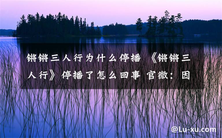 锵锵三人行为什么停播 《锵锵三人行》停播了怎么回事 官微：因公司节目调整暂时停播