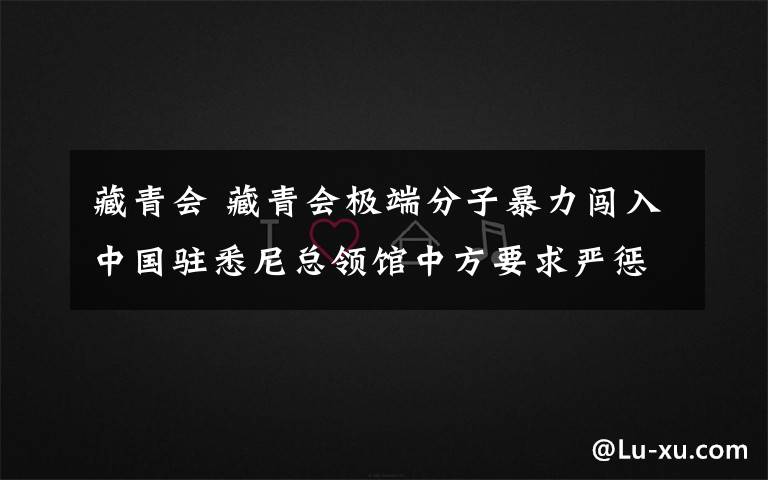 藏青会 藏青会极端分子暴力闯入中国驻悉尼总领馆中方要求严惩
