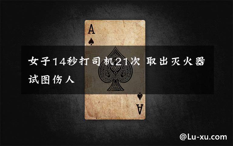 女子14秒打司机21次 取出灭火器试图伤人