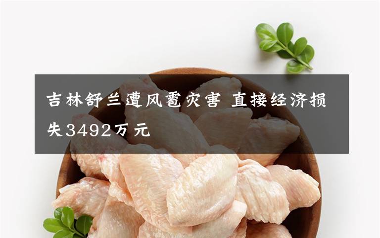 吉林舒兰遭风雹灾害 直接经济损失3492万元