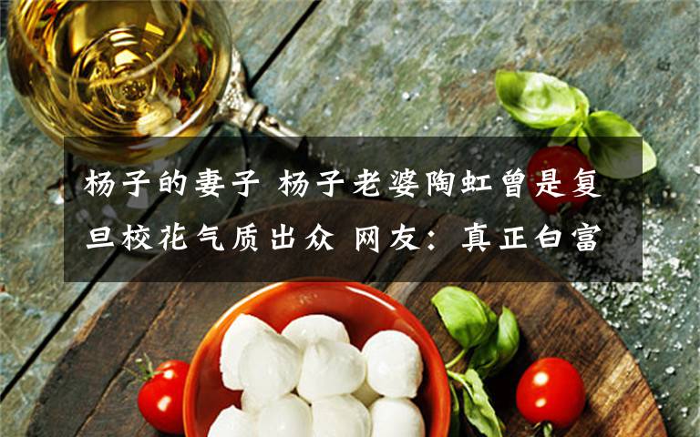 杨子的妻子 杨子老婆陶虹曾是复旦校花气质出众 网友：真正白富美