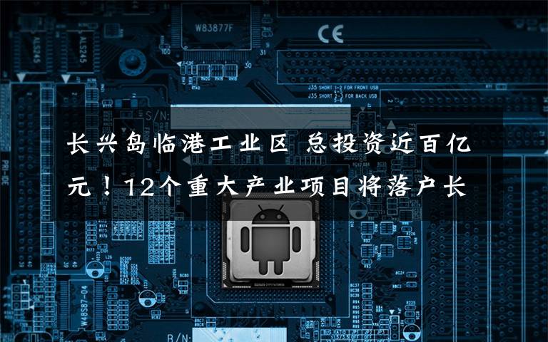 长兴岛临港工业区 总投资近百亿元！12个重大产业项目将落户长兴岛，未来产业重点发展方向和扶持政策发布