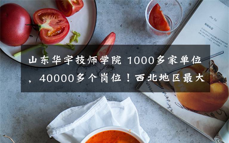 山东华宇技师学院 1000多家单位，40000多个岗位！西北地区最大规模招聘会将于9月21-22日在兰州举办！（附单...