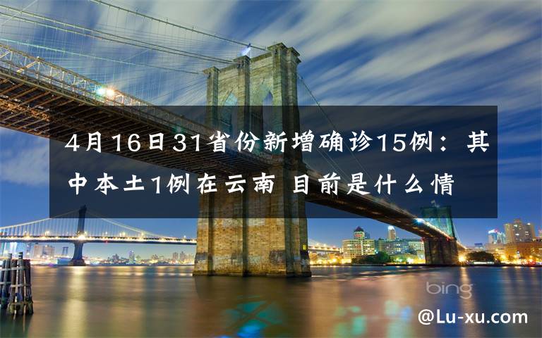 4月16日31省份新增确诊15例：其中本土1例在云南 目前是什么情况？