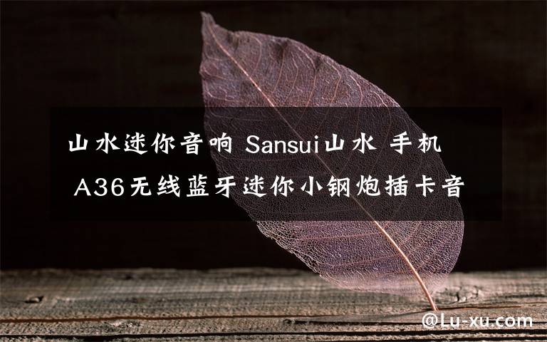 山水迷你音响 Sansui山水 手机 A36无线蓝牙迷你小钢炮插卡音响