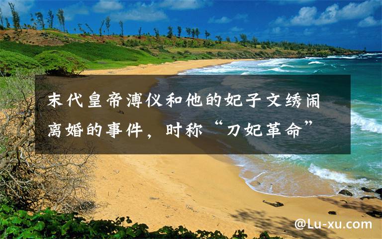 末代皇帝溥仪和他的妃子文绣闹离婚的事件，时称“刀妃革命”