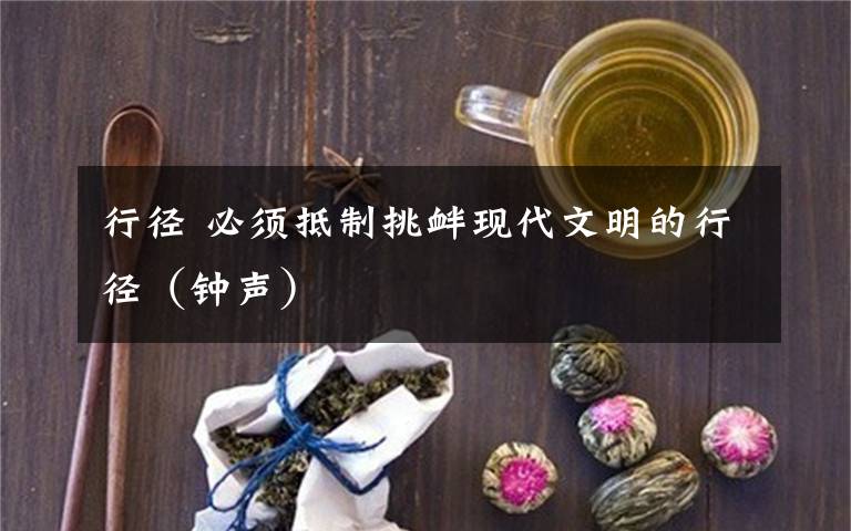 行径 必须抵制挑衅现代文明的行径（钟声）