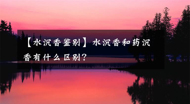 【水沉香鉴别】水沉香和药沉香有什么区别？