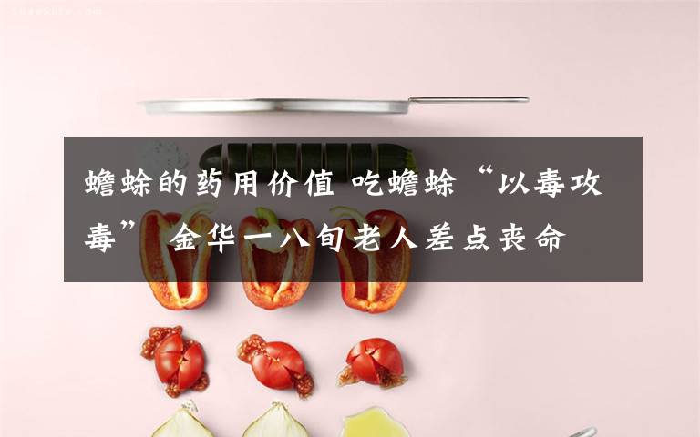 蟾蜍的药用价值 吃蟾蜍“以毒攻毒” 金华一八旬老人差点丧命