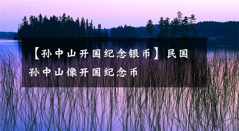 【孙中山开国纪念银币】民国孙中山像开国纪念币