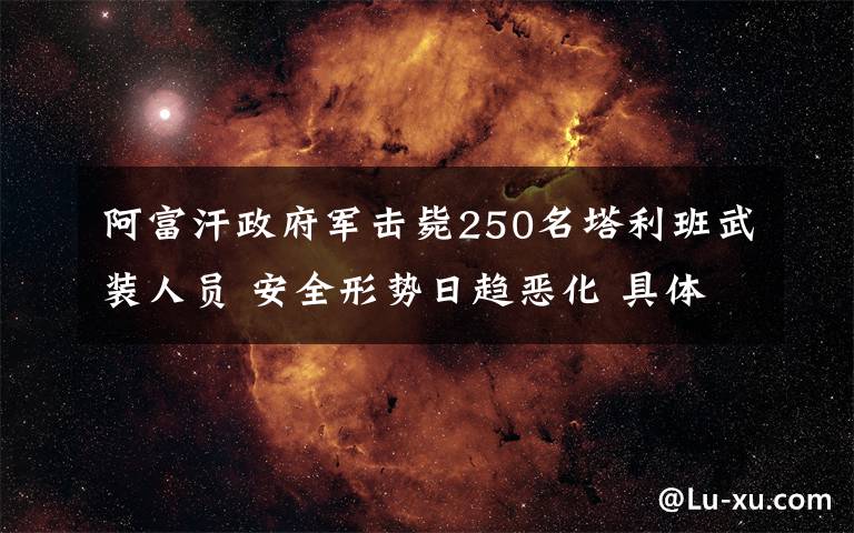 阿富汗政府军击毙250名塔利班武装人员 安全形势日趋恶化 具体是什么情况？