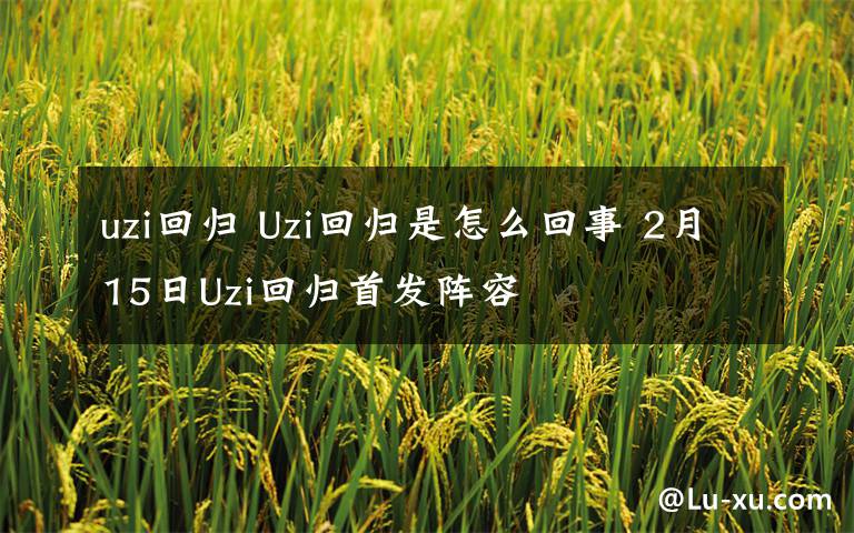 uzi回归 Uzi回归是怎么回事 2月15日Uzi回归首发阵容