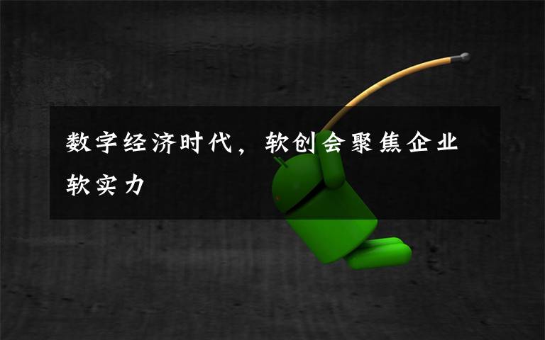 数字经济时代，软创会聚焦企业软实力