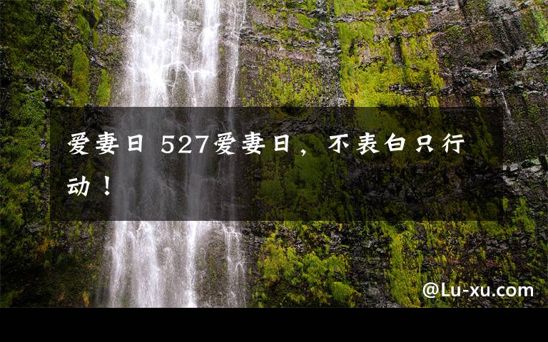 爱妻日 527爱妻日，不表白只行动！