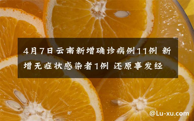 4月7日云南新增确诊病例11例 新增无症状感染者1例 还原事发经过及背后原因！