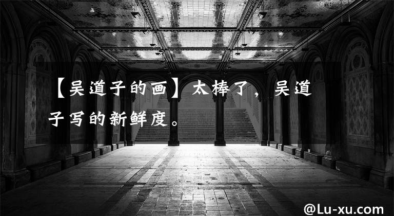 【吴道子的画】太棒了，吴道子写的新鲜度。