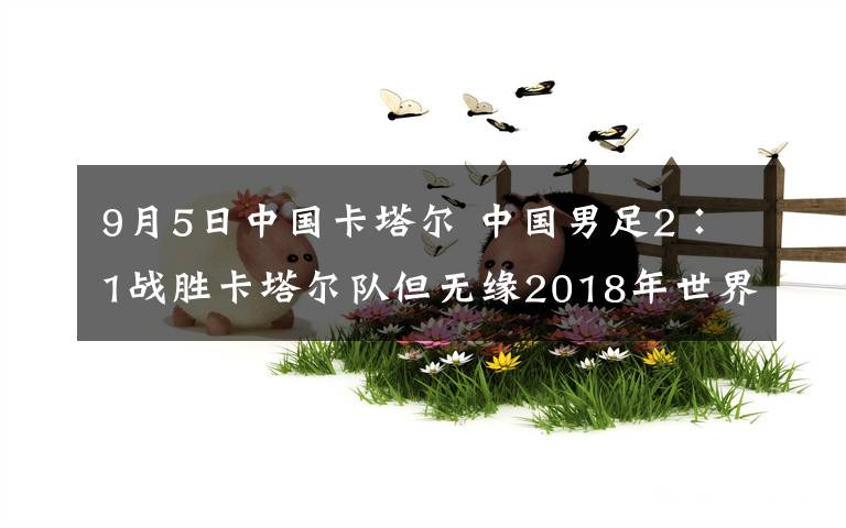 9月5日中国卡塔尔 中国男足2∶1战胜卡塔尔队但无缘2018年世界杯