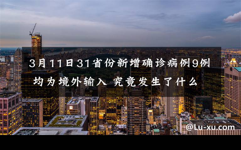 3月11日31省份新增确诊病例9例 均为境外输入 究竟发生了什么?