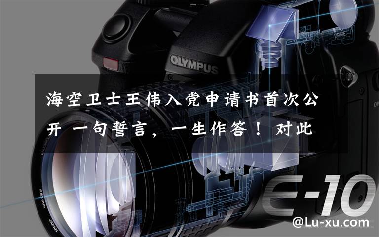 海空卫士王伟入党申请书首次公开 一句誓言，一生作答！ 对此大家怎么看？