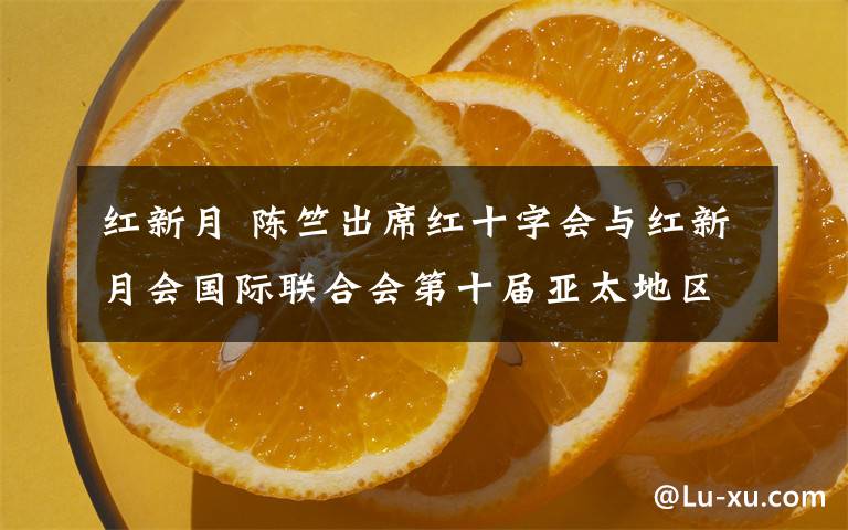 红新月 陈竺出席红十字会与红新月会国际联合会第十届亚太地区大会