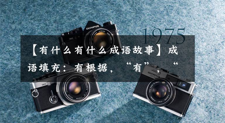 【有什么有什么成语故事】成语填充：有根据，“有”，“有”，“有”，“有”，“有”，“有”，“有”