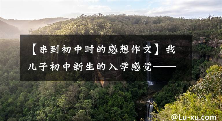【来到初中时的感想作文】我儿子初中新生的入学感觉——中学的酸甜苦辣